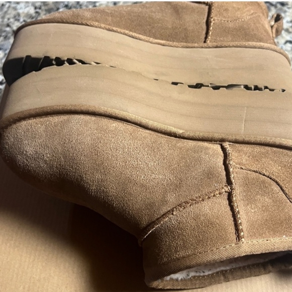 UGG Chestnut Ultra Mini Platform Boots